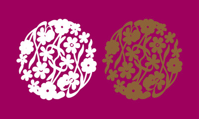 Creative Abstract Flower Design Template