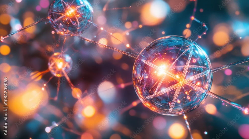 Poster atoms being creatively designed in a laboratory setting