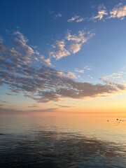 sunset at the beach