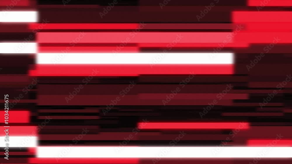 Poster digital red background with bright geometric shapes, data analysis technology, network connection, b