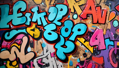 abstract graffiti background, pop art art background