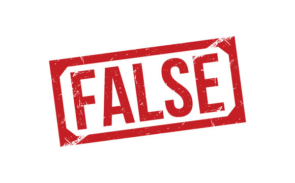 false rubber stamp on white background. false Stamp.