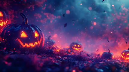 Naklejka premium A Mesmerizing Halloween Gradient Abstract Background to Enrich Your October Celebrations