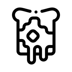 French Toast line icon