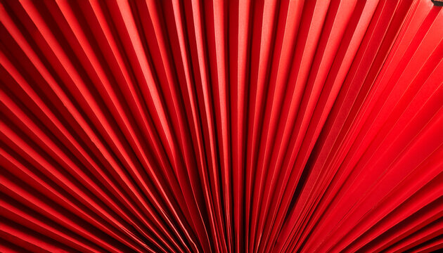 Chinese red fan background concept to celebrate lunar new year