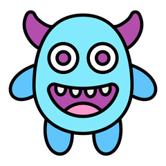 Cute Monster Icon