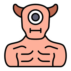 Cyclop Monster Icon