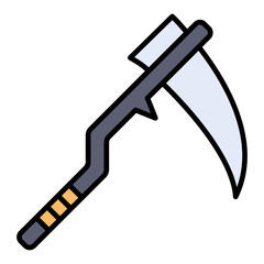 Obraz premium Scythe Icon