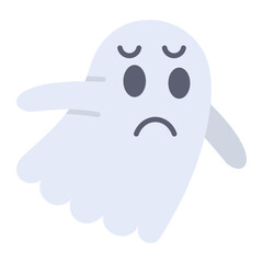 Sad Ghost Icon