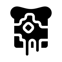 French Toast glyph icon
