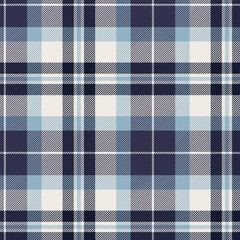 Tartan plaid texture pattern for textile, garments, fabric print, background and wallpaper. Seamless vector design.