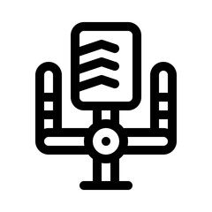 Microphone line icon