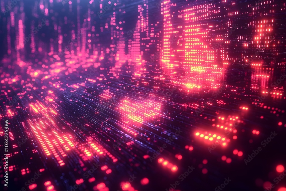Poster moody and textured digital backdrop ideal for technological networks ai data transmission and encryp