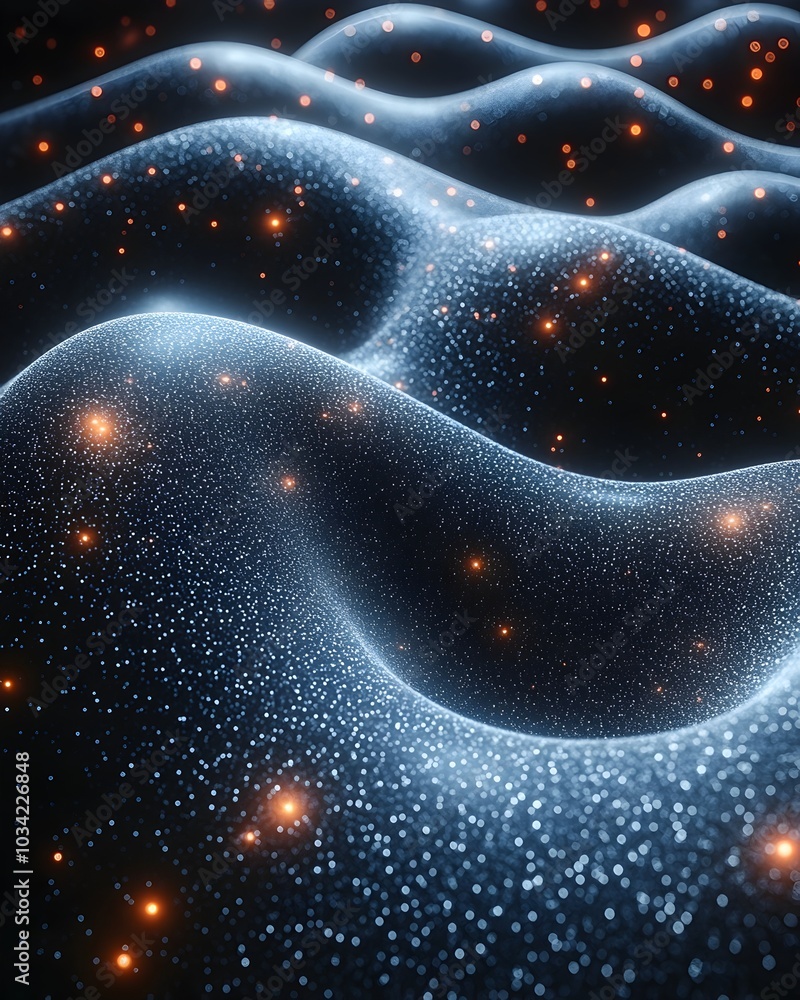Poster futuristic digital backdrop with intricate translucent and electrified patterns ideal for showcasing