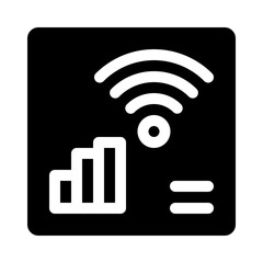 WiFi Signal glyph icon