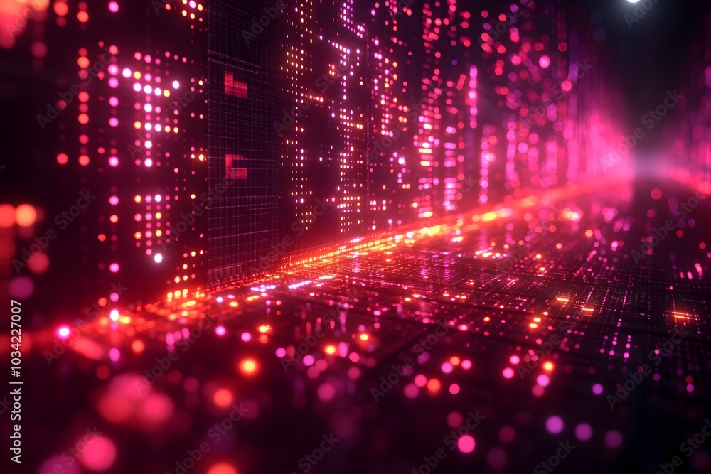 Aufkleber captivating digital backdrop ideal for showcasing technological intelligence data transmission and e