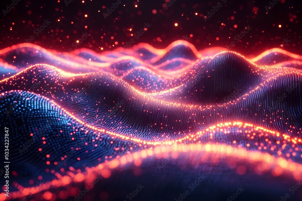 Poster futuristic digital backdrop ideal for technological networks data transmission and encryption digita