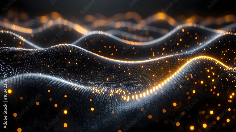 Poster futuristic digital backdrop perfect for showcasing intelligence neural networks data transmission an
