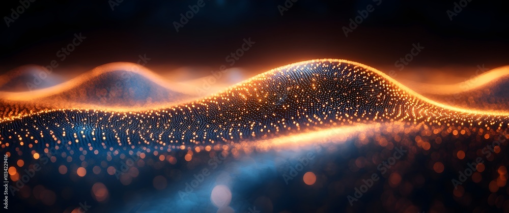 Poster captivating digital backdrop ideal for showcasing technology networks ai data transmission and encry