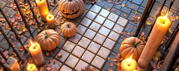 Weird Halloween Background image