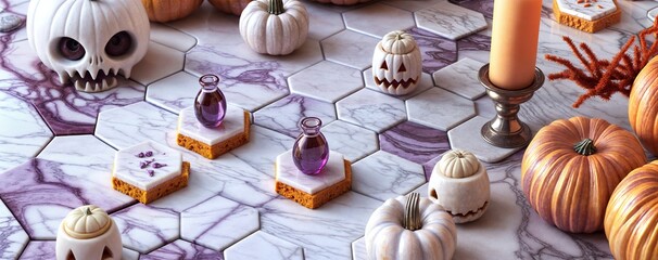 Weird Halloween Background image