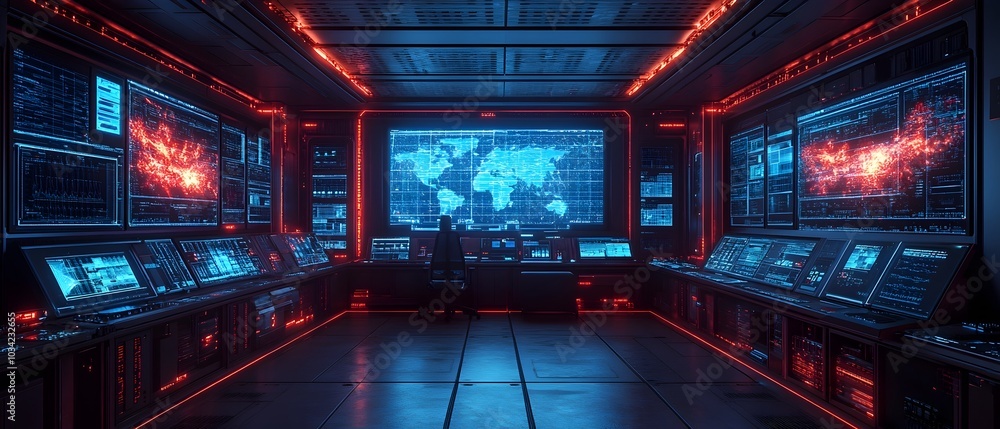Poster streamlined digital environment showcasing advanced scientific instrumentation data processing and a