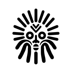 Aztec Mexican Culture Vector Logo Illustration