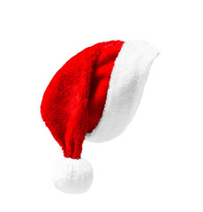 Santa Claus hat isolated. Christmas celebration