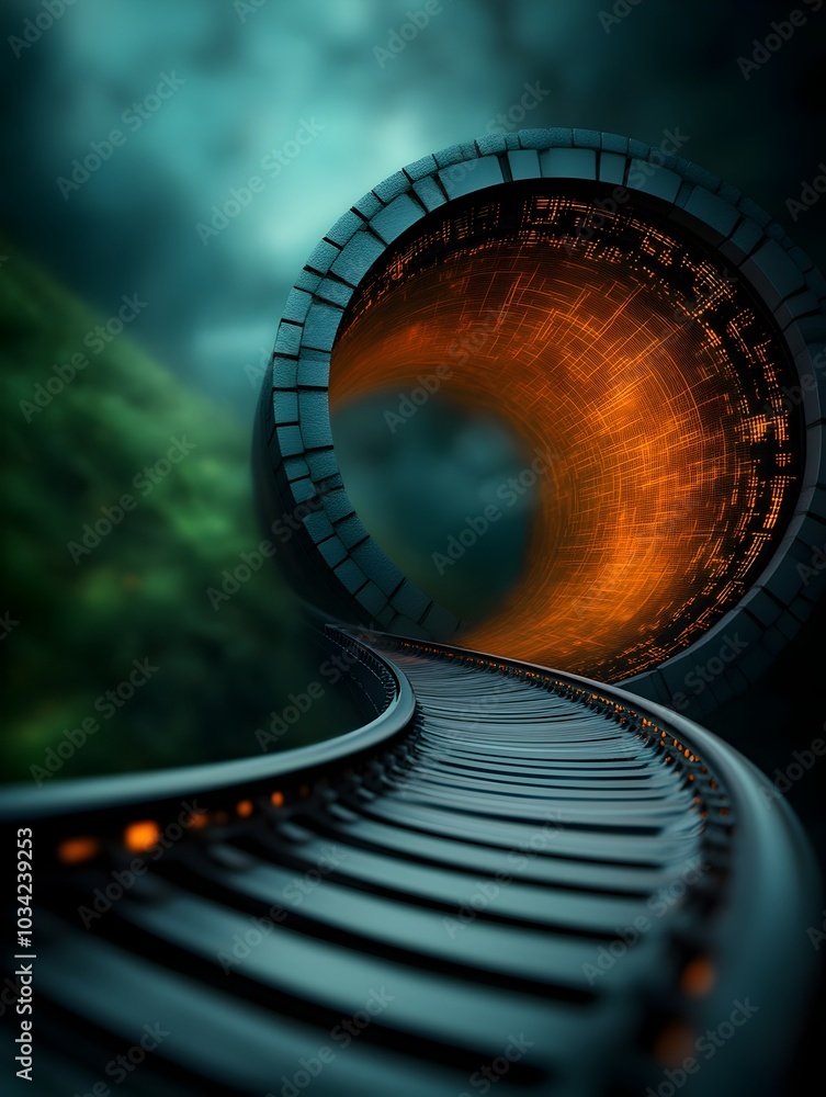 Poster futuristic digital utopia featuring a complex neural network web sophisticated cryptographic algorit