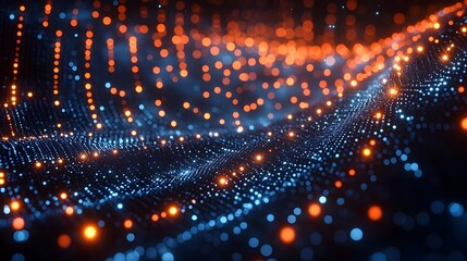 Sleek and minimalist digital backdrop ideal for showcasing AI powered automation intelligent algorithms data driven decision making and interconnected smart systems of the future