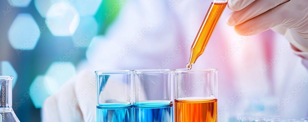 Aufkleber dedicated white-coated scientists analyzing experimental data in a sterile workspace - precision ins