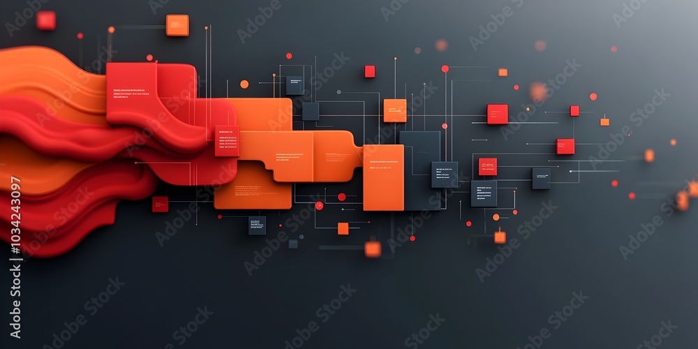 Poster digital backdrop ideal for technological networks ai data transmission and encryption digital archiv
