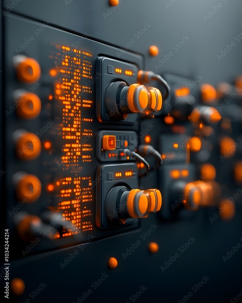 Poster technological backdrop showcasing digital networks ai data transmission and encryption digital archi