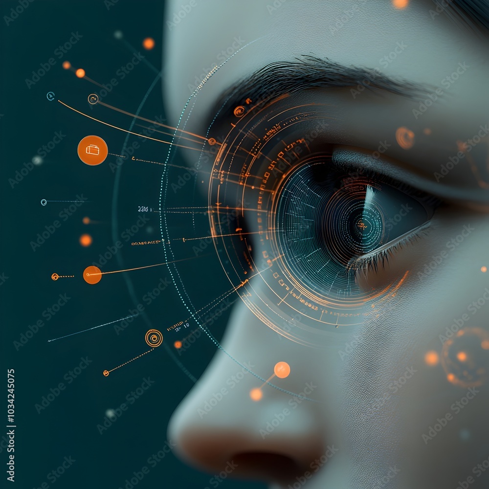Poster technologically sublime digital realm with interconnected neural pathways high speed data transmissi