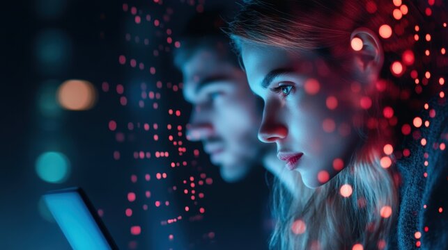 A team of ethical hackers conducting a penetration test on a network, simulating a real world cyber attack to identify vulnerabilities.