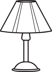 lamp isolated on white background