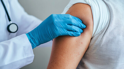 Vaccination process, medical professional