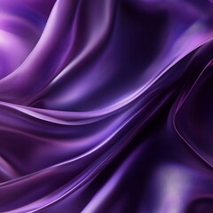 Obraz premium A close-up of flowing purple silk fabric, showcasing its smooth texture and elegant draping.