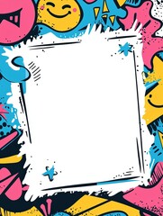 Fototapeta premium funny party invitation template