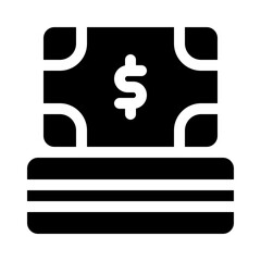 Cash glyph icon