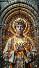 S&atilde;o Tarc&iacute;sio Padroeiro dos Ac&oacute;litos e Coroinhas IA Generativa