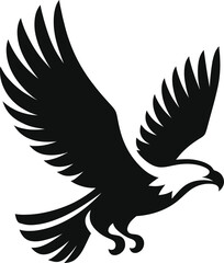 Obraz premium a eagle silhouette icon