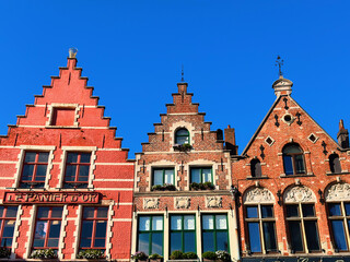 Romantic Facades of Brugge: Exploring Belgium's Medieval Architecture and Picturesque Brick Houses