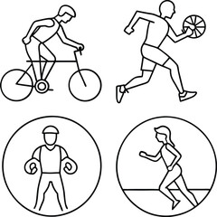 set of sports icons