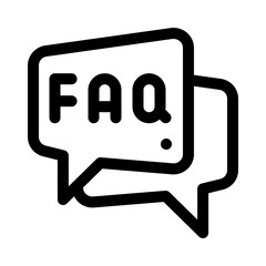 FAQ line icon