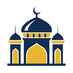 minimal-mosque-logo-vector-illustration.