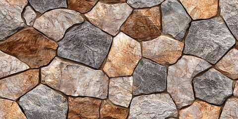 stone wall - seamless tile repeating pattern