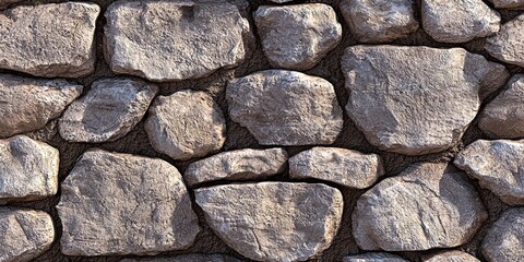 stone wall - seamless tile repeating pattern