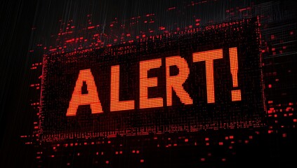Hacker attack. Security breach, system hacked, internet cyber attack alert with red broken padlock, cybersecurity.