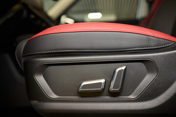 Explore the intricate functions of premium luxury car seat control buttons in detail